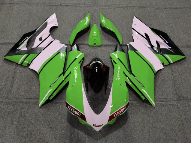 15-17 Stile OEM Verde Ducati 959 1299 Carene Moto 15-17 Stile OEM Verde Ducati 959 1299 Carene Moto