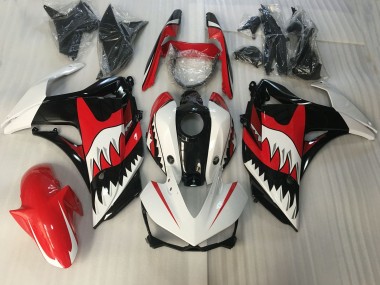 15-18 Squalo Rosso & Bianco R3 Carene Moto