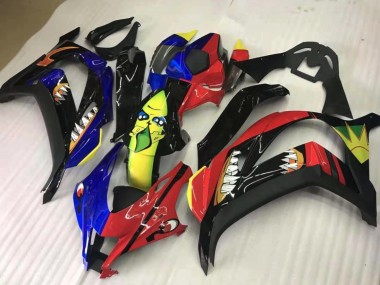 16-19 Condividi Rosso & Blu ZX10R Carene Moto