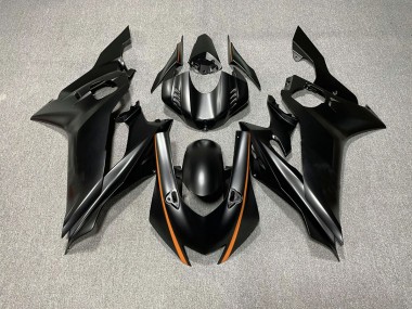 17-21 Accenti Neri Opachi & Arancioni R6 Carene Moto