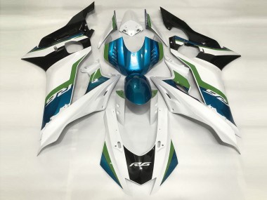 17-21 Azzurro & Bianco Lucido R6 Carene Moto