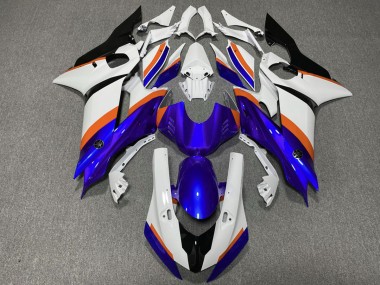17-21 Blu Intenso & Arancione R6 Carene Moto