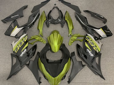 18-23 Liquido Giallo & Grigio Ninja 400 Carene Moto