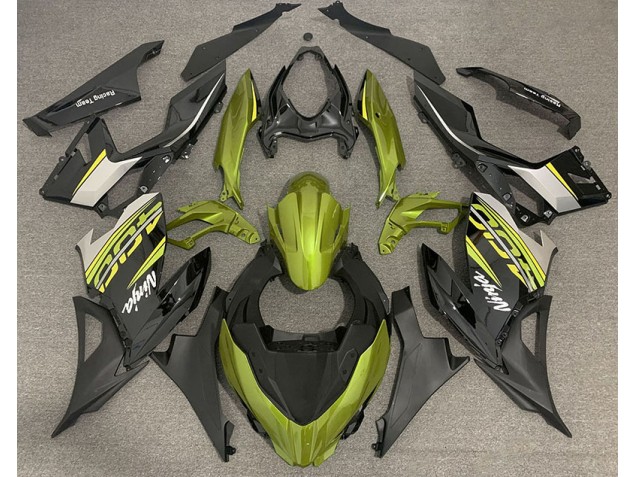 18-23 Liquido Giallo & Grigio Ninja 400 Carene Moto 18-23 Liquido Giallo & Grigio Ninja 400 Carene Moto