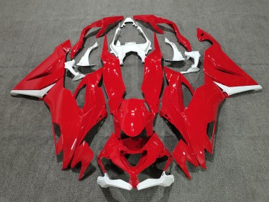 19-23 Rosso Con Bianco ZX6R Carene Moto