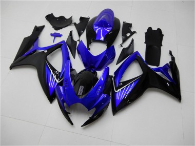 Carena Moto Suzuki GSXR 600/750 2006-2007 - Blu Nero Lucido