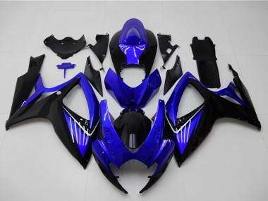 Carena Moto Suzuki GSXR 600/750 2006-2007 - Blu Nero Lucido