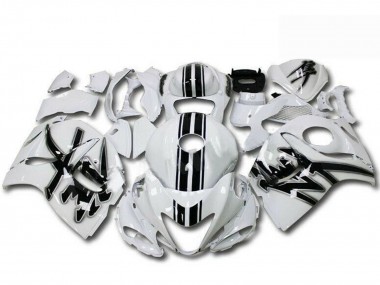 Carena Moto Suzuki GSXR 1300 Hayabusa 2008-2020 - Bianco Perla Nero