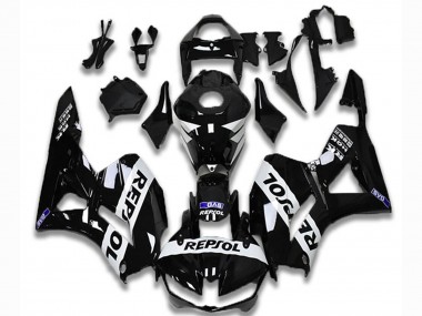 Carena Moto Honda CBR600RR 2013-2023 - Nero Lucido Bianco Repsol
