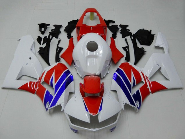 Kit Carena Moto ABS Honda CBR600RR 2013-2023 - Bianco Rosso Blu