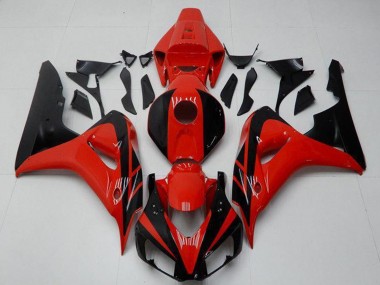 Kit Carena Moto Completo Honda CBR1000RR 2006-2007 - Rosso Nero Lucido