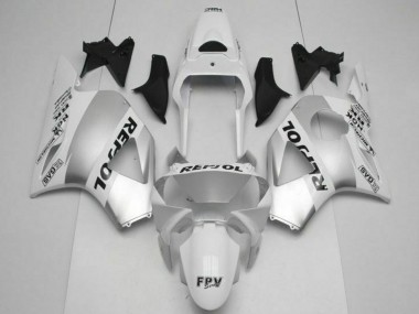 Carena Moto Honda CBR900RR 954RR 2002-2003 - Bianco Argento Nero Repsol