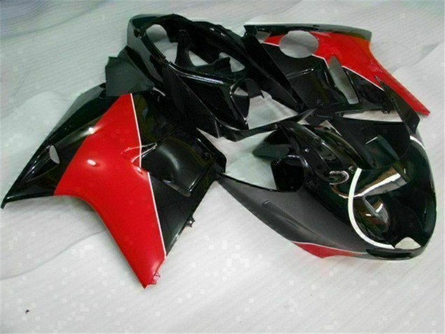 Carena Moto Honda CBR1100XX Blackbird 1996-2007 - Rosso Nero Lucido