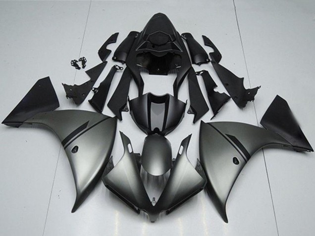 Carena Moto Yamaha YZF R1 2012-2014 - Grigio Opaco Nero Opaco