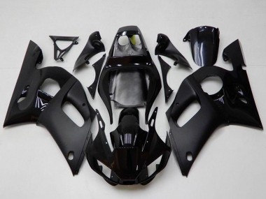 Carena Moto Yamaha YZF R6 1998-2002 - Nero Lucido Nero Opaco