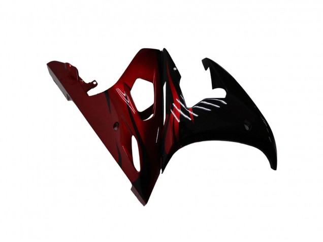 Kit Carena Moto Yamaha YZF R6 2003-2004 - Nero Lucido Rosso