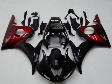 Kit Carena Moto Yamaha YZF R6 2003-2004 - Nero Lucido Rosso