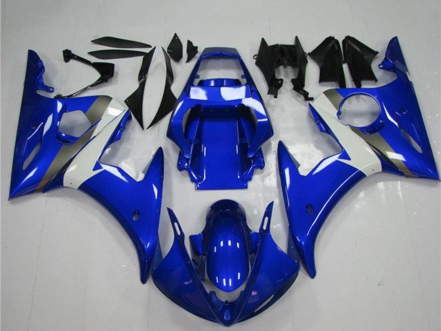 Carena Moto Yamaha YZF R6 2003-2004 - Blu Bianco
