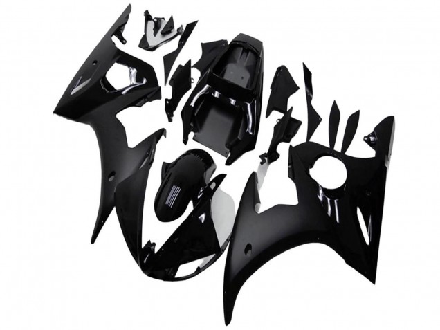Carena Moto Yamaha YZF R6 2003-2004 - Nero Lucido Nero Opaco