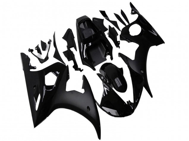 Carena Moto Yamaha YZF R6 2003-2004 - Nero Lucido Nero Opaco