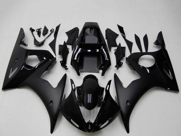 Carena Moto Yamaha YZF R6 2003-2004 - Nero Lucido Nero Opaco