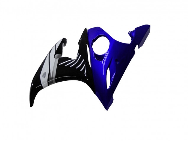 Carena Moto Yamaha YZF R6 2003-2004 - Blu Bianco Nero Lucido