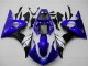 Carena Moto Yamaha YZF R6 2003-2004 - Blu Bianco Nero Lucido