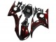 Carena Moto Yamaha YZF R6 2003-2004 - Nero Lucido Rosso Fiamma