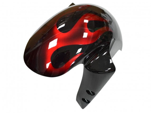 Carena Moto Yamaha YZF R6 2003-2004 - Nero Lucido Rosso Fiamma
