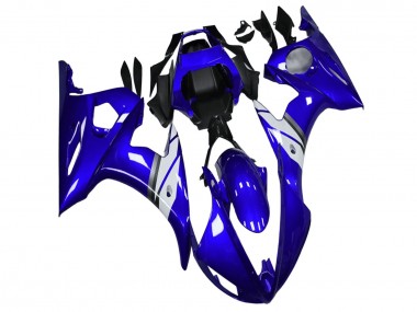 Carena Moto Yamaha YZF R6 2003-2004 - Blu Bianco