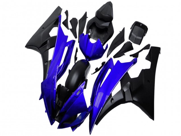 Carena Moto Yamaha YZF R6 2006-2007 - Blu Nero Opaco