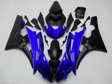 Carena Moto Yamaha YZF R6 2006-2007 - Blu Nero Opaco