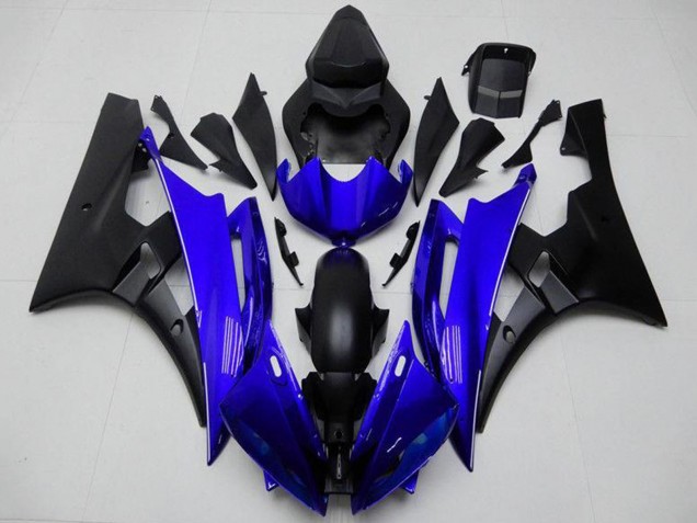 Carena Moto Yamaha YZF R6 2006-2007 - Blu Nero Opaco