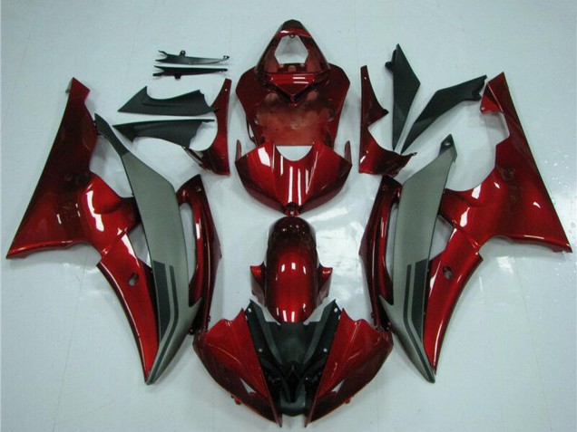 Carena Moto Yamaha YZF R6 2008-2016 - Rosso Grigio