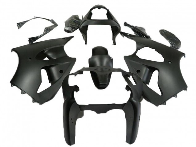 Carena Moto Kawasaki ZX6R 2000-2002 - Nero Opaco