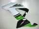 Carena Moto Kawasaki ZX6R 2013-2018 - Verde Bianco Nero Lucido