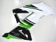 Carena Moto Kawasaki ZX6R 2013-2018 - Verde Bianco Nero Lucido