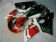 Carena Moto Yamaha YZF R6 1998-2002 - Bianco Rosso Nero Lucido