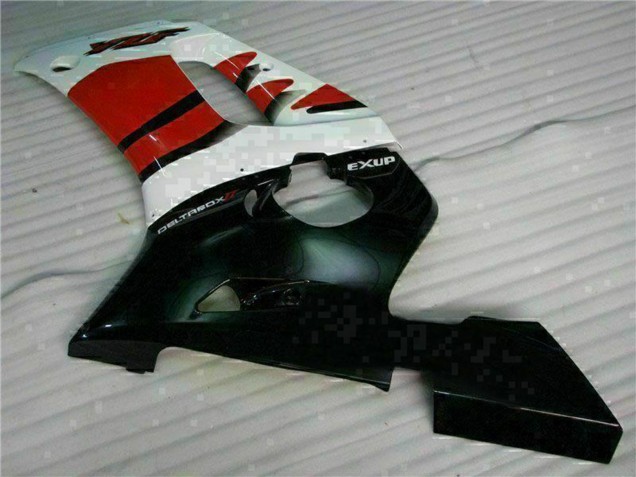 Carena Moto Yamaha YZF R6 1998-2002 - Bianco Rosso Nero Lucido