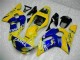 Carena Moto Yamaha YZF R6 1998-2002 - Giallo Blu Bianco Cammello Motul
