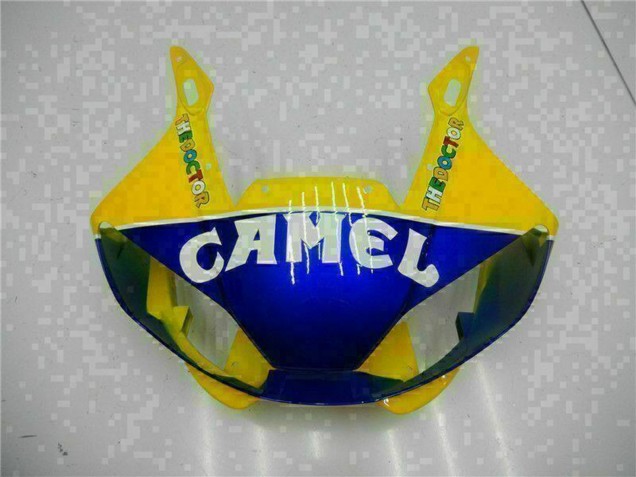 Carena Moto Yamaha YZF R6 1998-2002 - Giallo Blu Bianco Cammello Motul