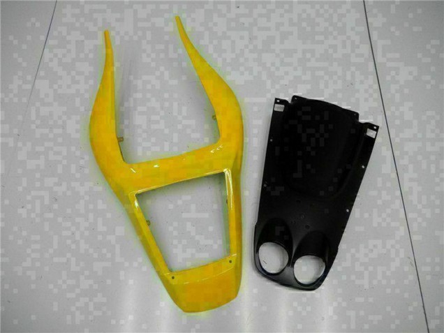 Carena Moto Yamaha YZF R6 1998-2002 - Giallo Blu Bianco Cammello Motul