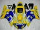 Carena Moto Yamaha YZF R6 1998-2002 - Giallo Blu Bianco Cammello Motul