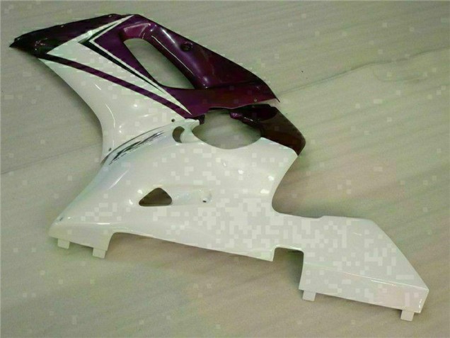 Carena Moto Yamaha YZF R6 1998-2002 - Bianco Viola