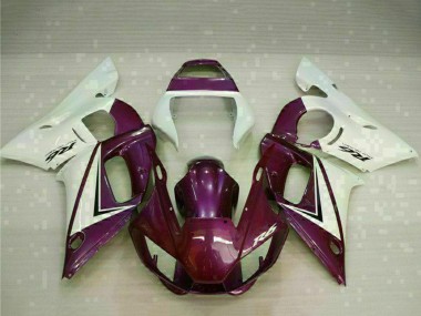 Carena Moto Yamaha YZF R6 1998-2002 - Bianco Viola