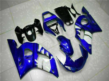 Carena Moto Yamaha YZF R6 1998-2002 - Blu Bianco