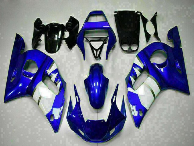 Carena Moto Yamaha YZF R6 1998-2002 - Blu Bianco