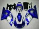 Carena Moto Yamaha YZF R6 1998-2002 - Blu Bianco
