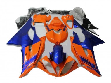 Carena Moto Yamaha YZF R6 2008-2016 - Arancia Blu