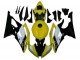 Carena Moto Yamaha YZF R6 2008-2016 - Giallo Bianco Nero Lucido